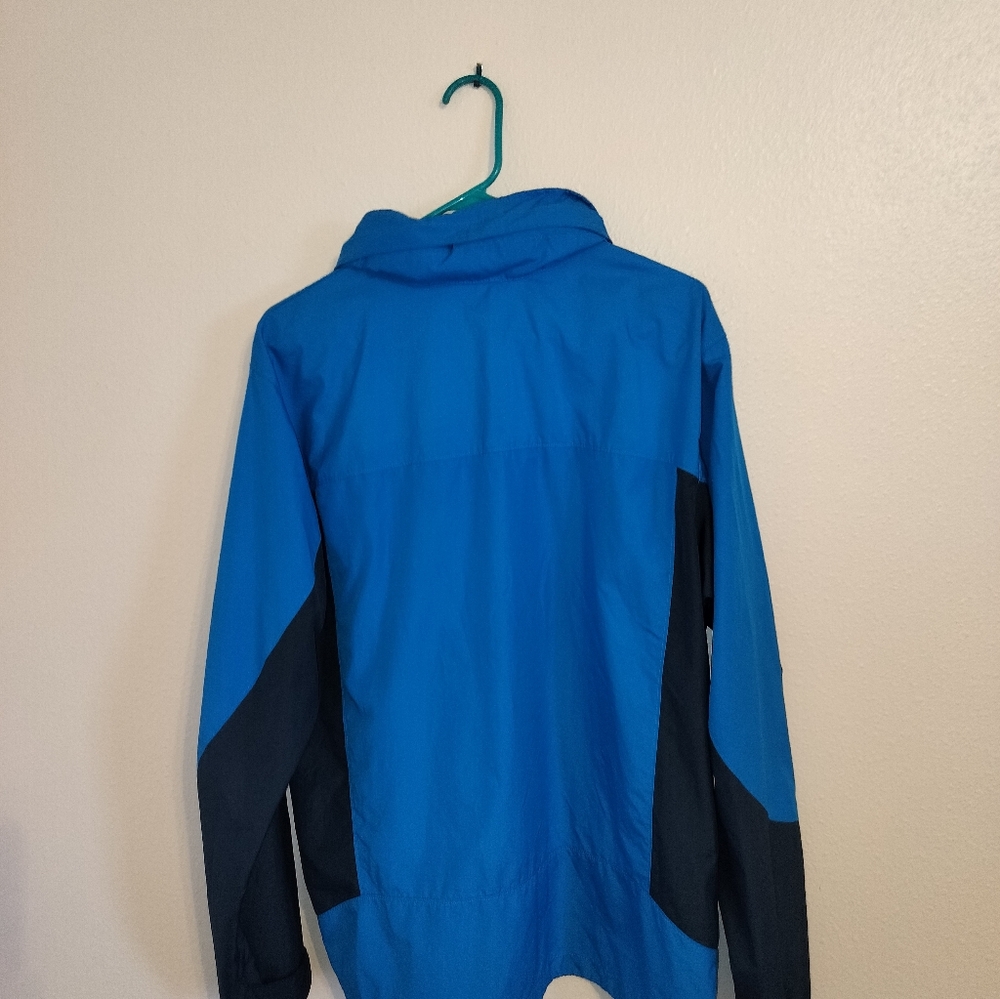 Columbia Mens Field Gear Omni Shield Windbreaker Blue/Black Gorpcore Functional - Picture 2 of 7